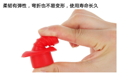 silicone wine stopper